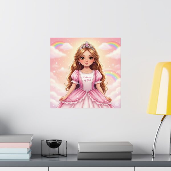 Matte poster I Prinses van God I Schattig Meisje I Decor I Kinderkamer I Fantasie Prints - Afbeelding 13
