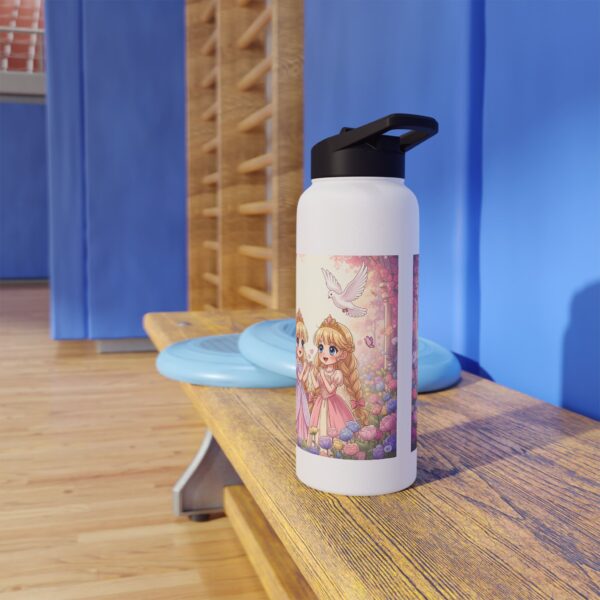 Thermo Waterfles met Prinsessen I Cadeau voor meisjes I Duif I Milieuvriendelijke drinkgerei I - Afbeelding 17