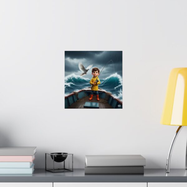 Poster I Visser jongentje I Nautisch I Kinderkamer Decor I Avontuurlijk I Inspirerend - Afbeelding 7