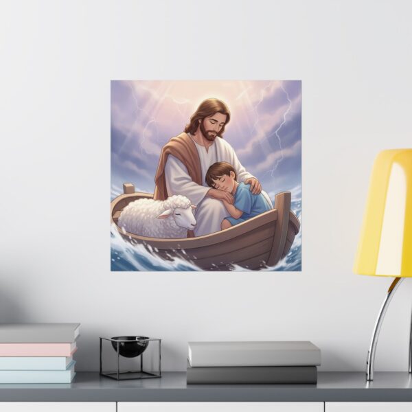 Poster I Jezus en Kind I Muurkunst I Cadeau I Kinderruimte - Afbeelding 16