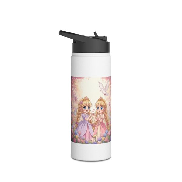 Thermo Waterfles met Prinsessen I Cadeau voor meisjes I Duif I Milieuvriendelijke drinkgerei I - Afbeelding 8