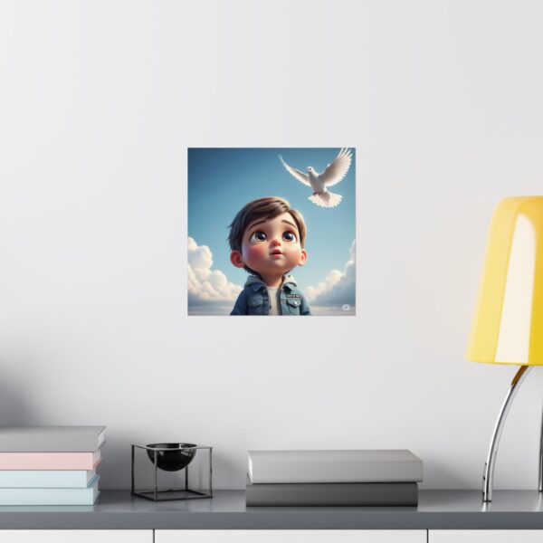 Poster I Kind van God I Duif I Kinderkamer I Decor I  Inspirerend - Afbeelding 7