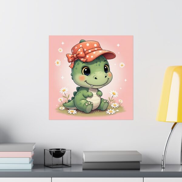 Poster I Schattige Dino I Kinderkamer I Speelkamer I Slaapkamer I Decoratie I Cadeau - Afbeelding 16