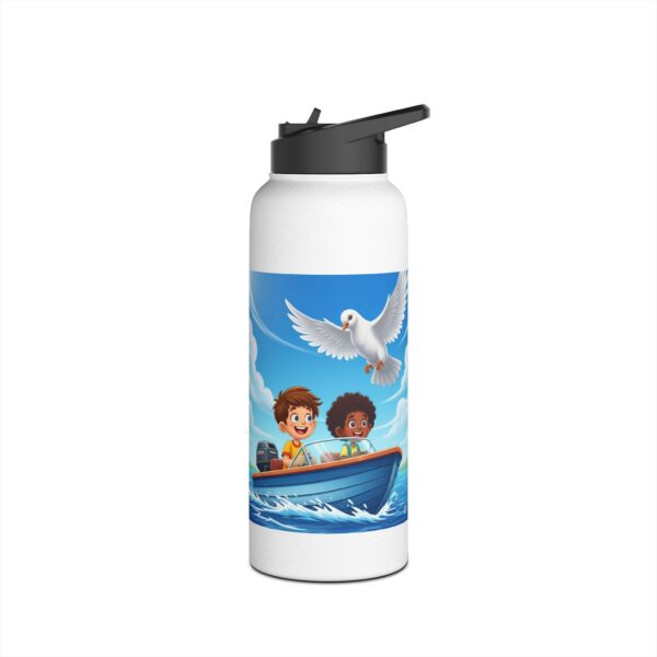 Waterfles I Jongens in Speedboat I Duif I Heilige Geest I School en Sport I Cadeau - Afbeelding 14