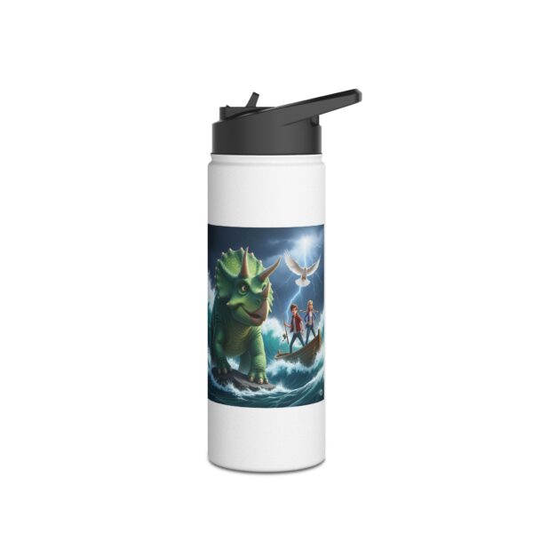 Roestvrijstalen waterfles met avontuur thema | Dino Design I Cadeau I Kamperen I Wandelen - Afbeelding 9