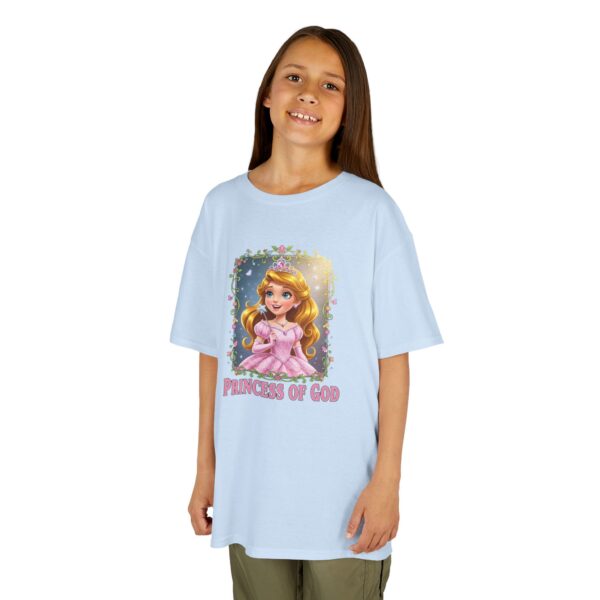 Princess of God I T-Shirt I Kinderkleding I Roze en Lichtblauw - Afbeelding 3