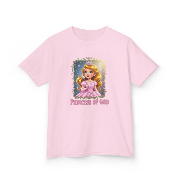 Princess of God I T-Shirt I Kinderkleding I Roze en Lichtblauw - Afbeelding 4