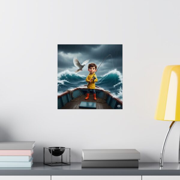 Poster I Visser jongentje I Nautisch I Kinderkamer Decor I Avontuurlijk I Inspirerend - Afbeelding 10