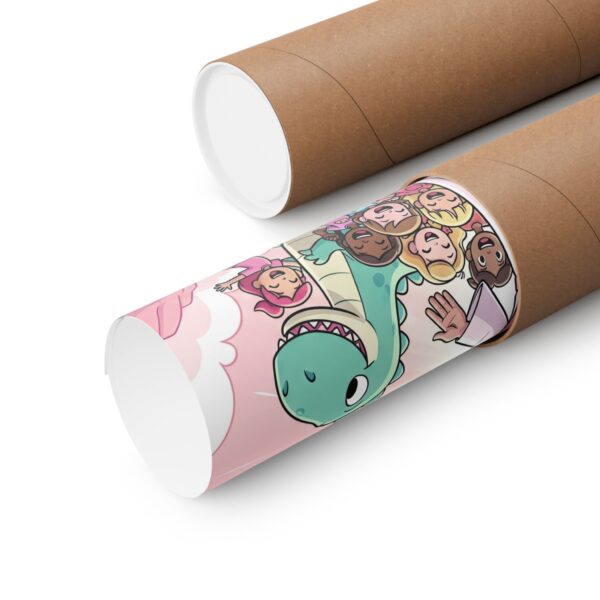 Poster I Jezus I Dino I Kinderen I Kinderkamer Decor I Speelkamer I Cadeau - Afbeelding 3