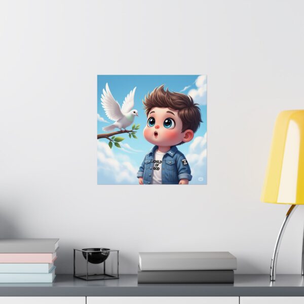 Matte poster met 'Child of God' I Ideaal voor kinderkamers I Decoratie I inspirerend - Afbeelding 10