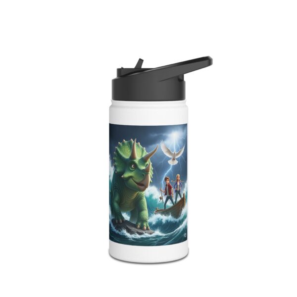 Roestvrijstalen waterfles met avontuur thema | Dino Design I Cadeau I Kamperen I Wandelen - Afbeelding 4