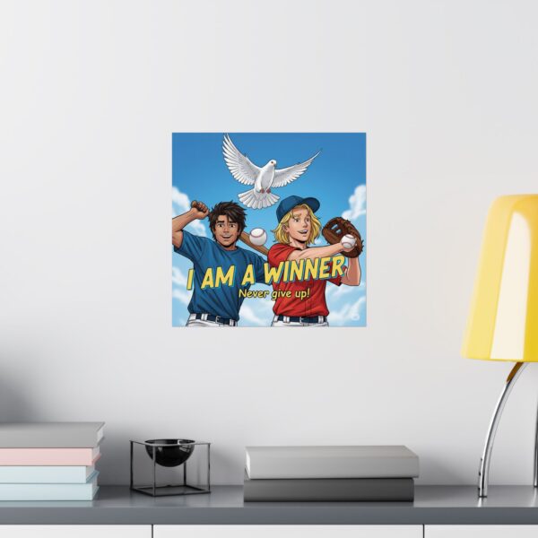 Motiverende Sportposter I  Honkbal I Kinderkamer I Decoratie I Cadeau I Speelruimte - Afbeelding 10