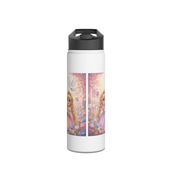 Thermo Waterfles met Prinsessen I Cadeau voor meisjes I Duif I Milieuvriendelijke drinkgerei I - Afbeelding 6