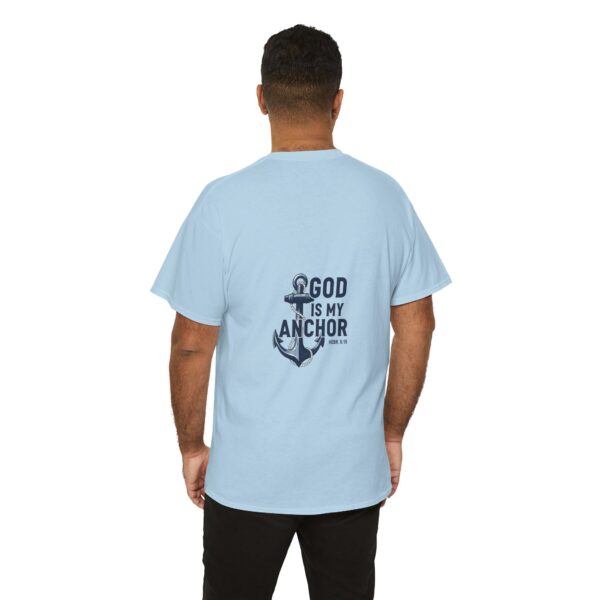 T-Shirt I God is my Anchor I Nautisch I Diverse kleuren - Afbeelding 5