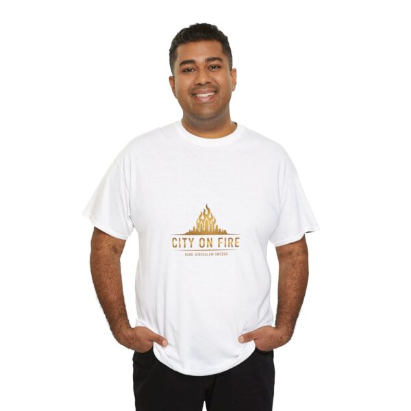T-Shirt I City on Fire I Band Jerusalem I Casual I Unisex I Diverse kleuren - Afbeelding 2