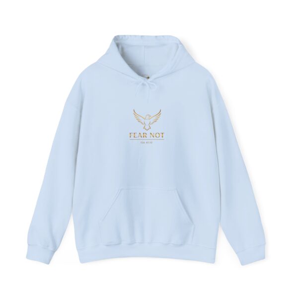 Hoodie I Fear Not I Fijn gouden logo I Adelaar I Unisex I Diverse kleuren - Afbeelding 12