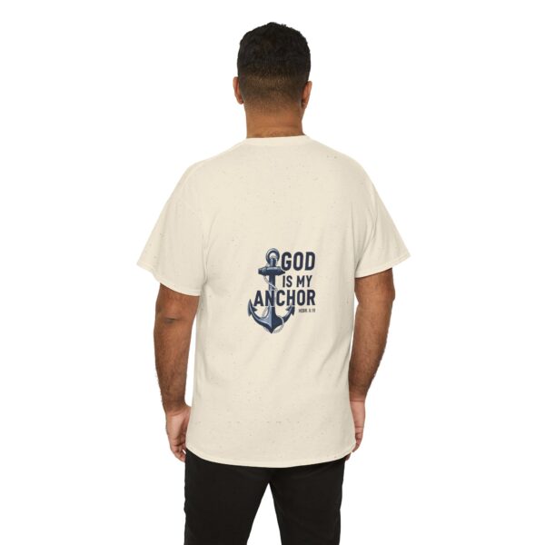 T-Shirt I God is my Anchor I Nautisch I Diverse kleuren - Afbeelding 3