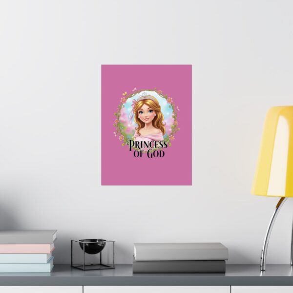 Prachtige Matte Poster I Princess of God I Woondecoratie I Meisjeskamer - Afbeelding 4