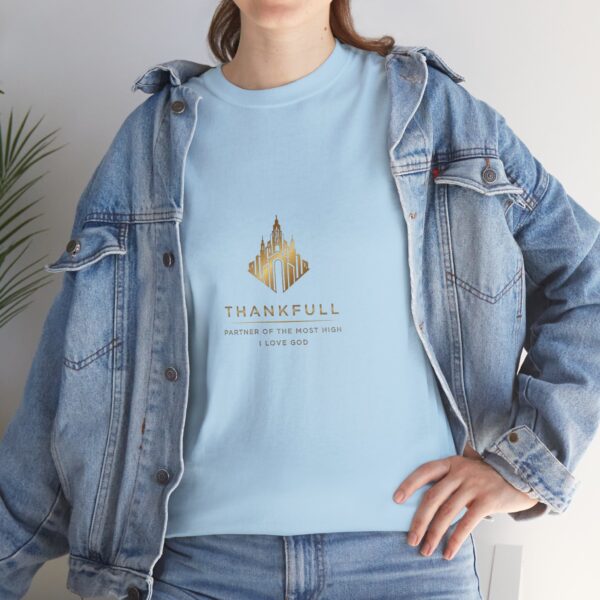 T-Shirt I Thankful partner of the most high I Unisex I Casual I Diverse kleuren - Afbeelding 10