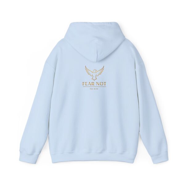 Hoodie I Fear Not I Fijn gouden logo I Adelaar I Unisex I Diverse kleuren - Afbeelding 13