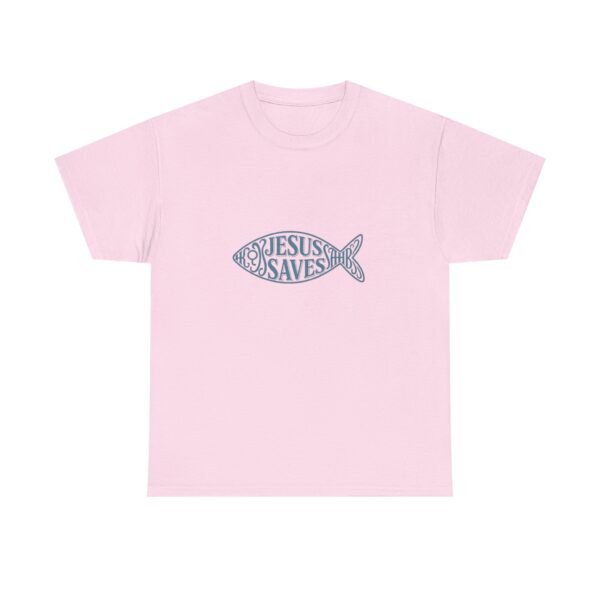 T-Shirt I Jesus Saves I Unisex I Zwaar Katoen I Diverse kleuren - Afbeelding 9