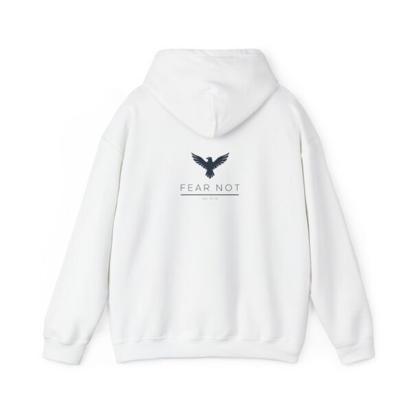 Hoodie I Fear Not I Blauw logo I Unisex I Adelaar I Diverse kleuren - Afbeelding 5