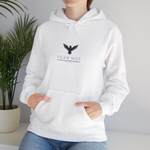 Hoodie I Fear Not I Blauw logo I Unisex I Adelaar I Diverse kleuren