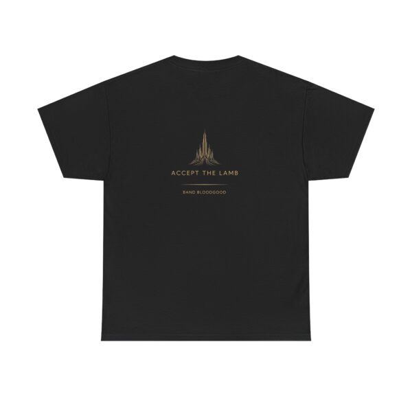 T-Shirt I Accept the Lamb I Subtiel I Licht en fijn gouden logo I Unisex I Casual - Afbeelding 7