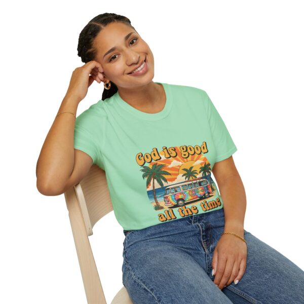 T-shirt I God is good all the time I Unisex T-shirt I Diverse kleuren - Afbeelding 9