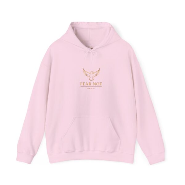 Hoodie I Fear Not I Fijn gouden logo I Adelaar I Unisex I Diverse kleuren - Afbeelding 15
