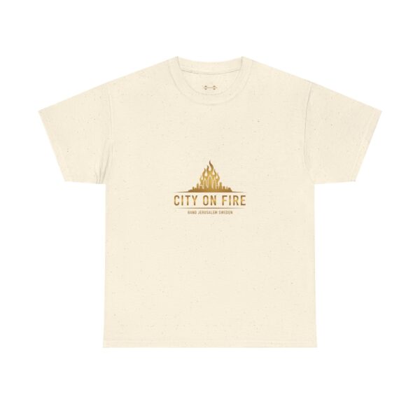 T-Shirt I City on Fire I Band Jerusalem I Casual I Unisex I Diverse kleuren - Afbeelding 7