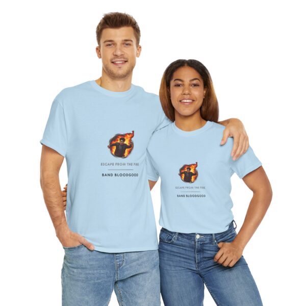 T-Shirt I Escape from the Fire I Band Bloodgood I Unisex I Diverse kleuren - Afbeelding 7
