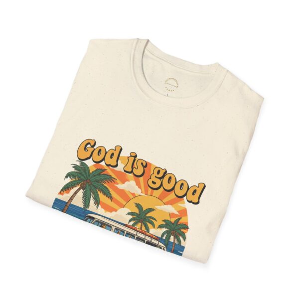 T-shirt I God is good all the time I Unisex T-shirt I Diverse kleuren - Afbeelding 4
