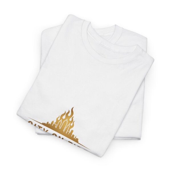 T-Shirt I City on Fire I Band Jerusalem I Casual I Unisex I Diverse kleuren - Afbeelding 4