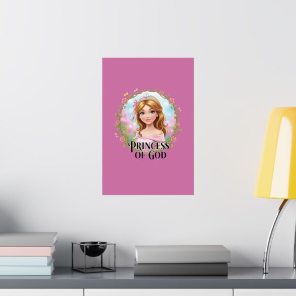 Prachtige Matte Poster I Princess of God I Woondecoratie I Meisjeskamer - Afbeelding 6