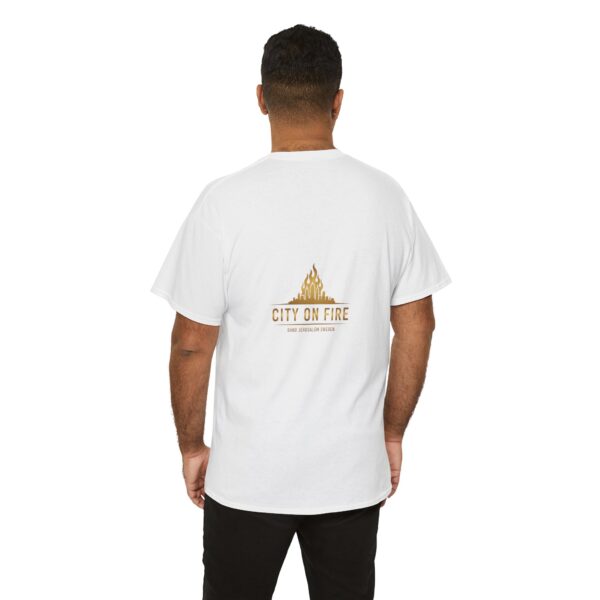 T-Shirt I City on Fire I Band Jerusalem I Casual I Unisex I Diverse kleuren - Afbeelding 3