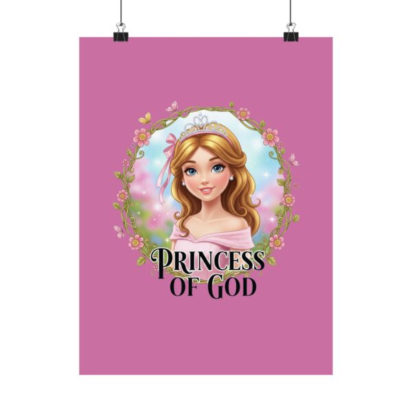 Prachtige Matte Poster I Princess of God I Woondecoratie I Meisjeskamer - Afbeelding 2