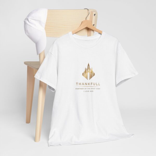 T-Shirt I Thankful I Partner of the most high I Unisex I Casual - Afbeelding 3
