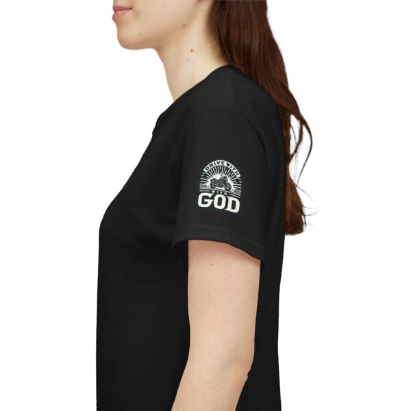 T-Shirt I Drive with God I Unisex I Motor I Diverse kleuren - Afbeelding 5