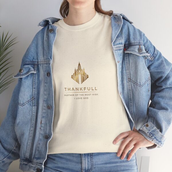 T-Shirt I Thankful partner of the most high I Unisex I Casual I Diverse kleuren - Afbeelding 7