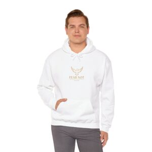 Hoodie I Fear Not I Fijn gouden logo I Adelaar I Unisex I Diverse kleuren