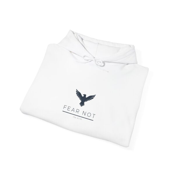 Hoodie I Fear Not I Blauw logo I Unisex I Adelaar I Diverse kleuren - Afbeelding 6