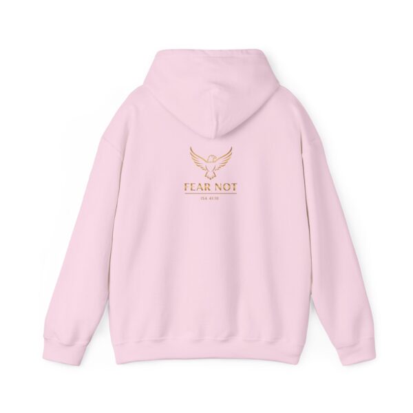 Hoodie I Fear Not I Fijn gouden logo I Adelaar I Unisex I Diverse kleuren - Afbeelding 16
