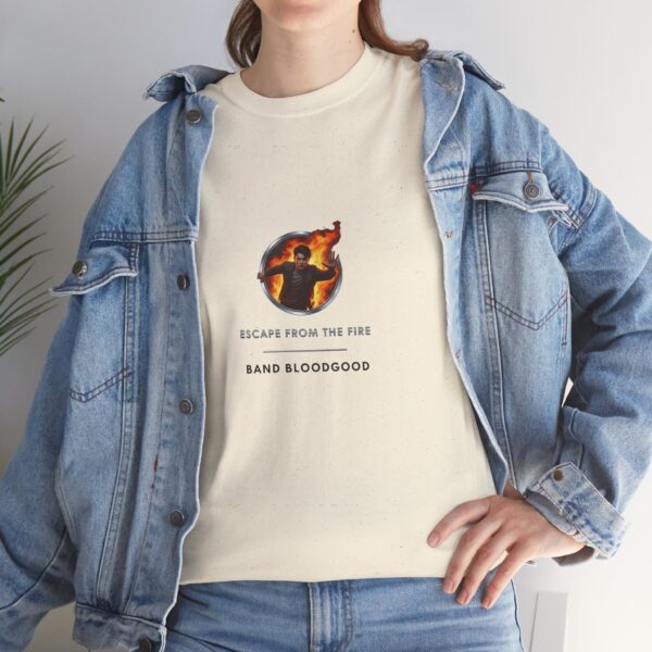T-Shirt I Escape from the Fire I Band Bloodgood I Unisex I Diverse kleuren - Afbeelding 3