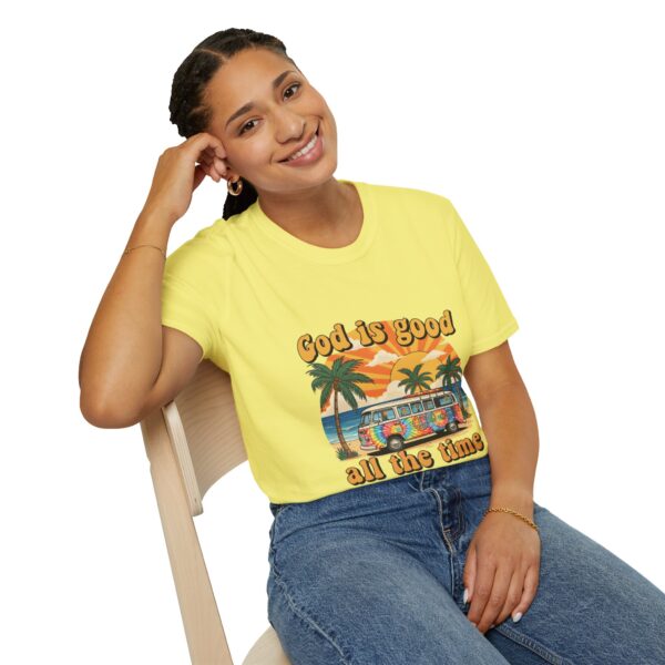 T-shirt I God is good all the time I Unisex T-shirt I Diverse kleuren - Afbeelding 6