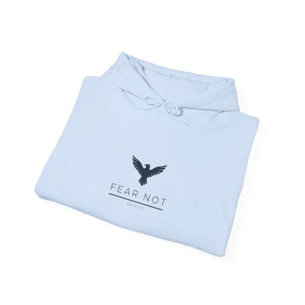 Hoodie I Fear Not I Blauw logo I Unisex I Adelaar I Diverse kleuren - Afbeelding 8