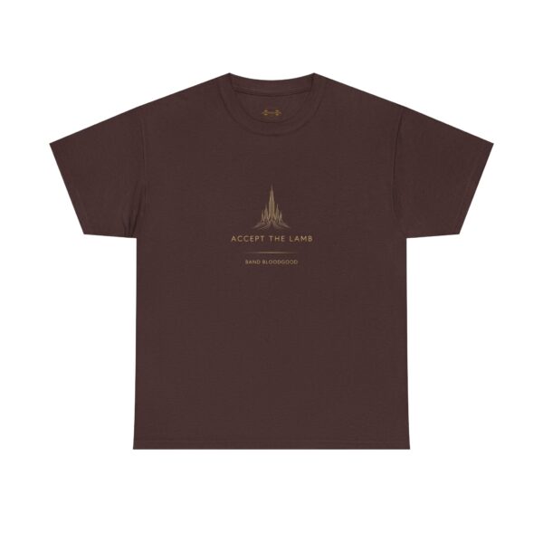 T-Shirt I Accept the Lamb I Subtiel I Licht en fijn gouden logo I Unisex I Casual - Afbeelding 12