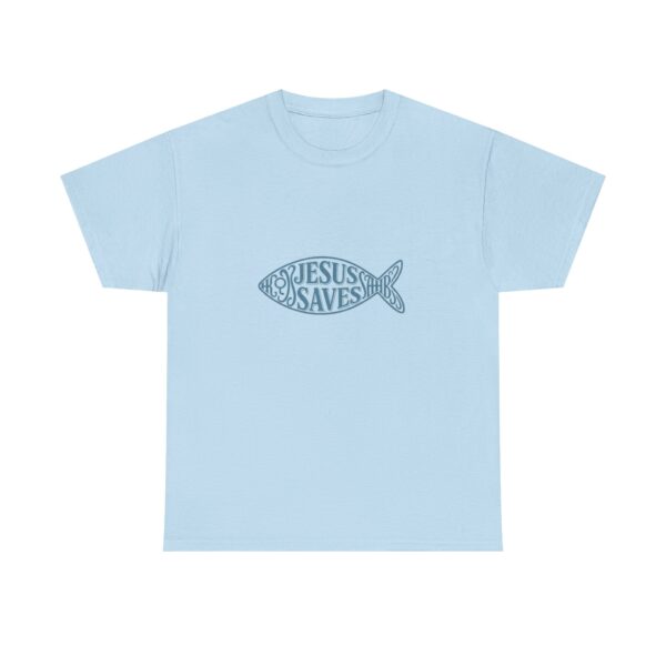 T-Shirt I Jesus Saves I Unisex I Zwaar Katoen I Diverse kleuren - Afbeelding 7