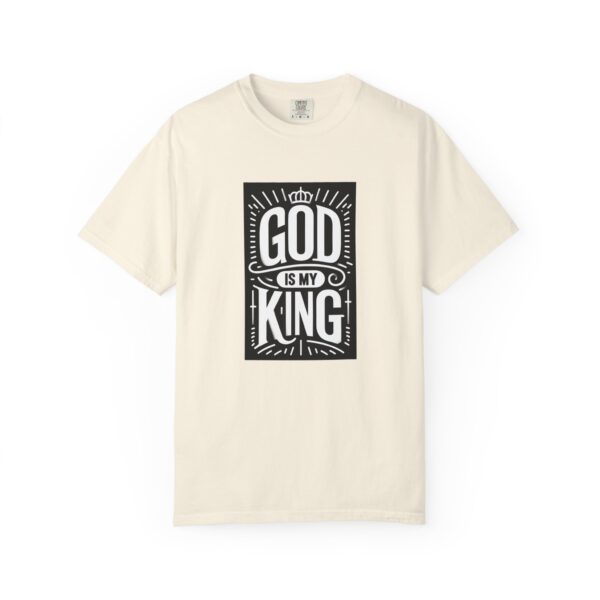 T-Shirt I God Is My King I Unisex I Vrijetijdskleding I Diverse kleuren - Afbeelding 4