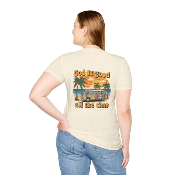 T-shirt I God is good all the time I Unisex T-shirt I Diverse kleuren - Afbeelding 2